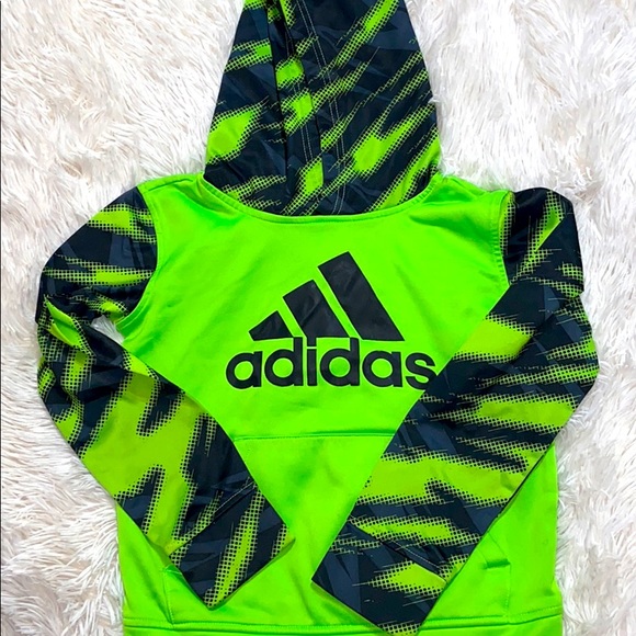 lime green hoodie adidas